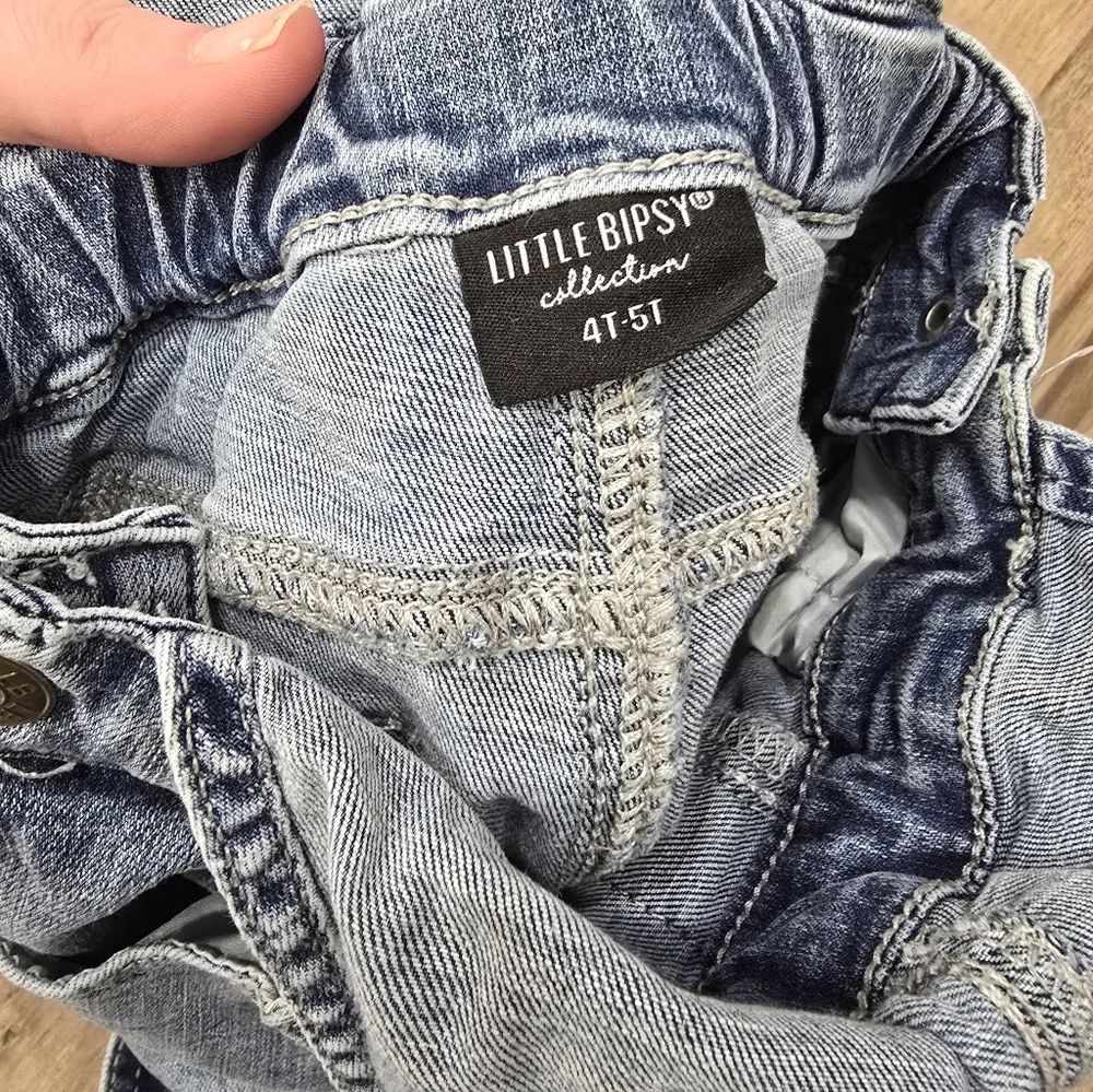Little Bipsy Overalls Denim Jeans - Picture 2 of 5